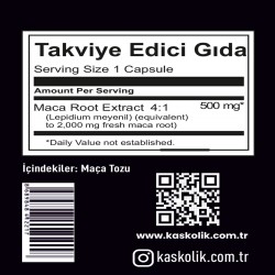 Zeus Nutrition  Maca 500mg (Sexual Health) 60 Capsules